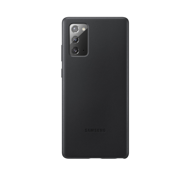Чехол накладка Samsung N980 Galaxy Note 20 Clear Leather Cover Black (EF-VN980LBEGRU)