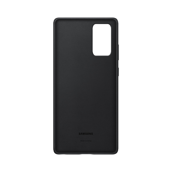 Чехол накладка Samsung N980 Galaxy Note 20 Clear Leather Cover Black (EF-VN980LBEGRU)