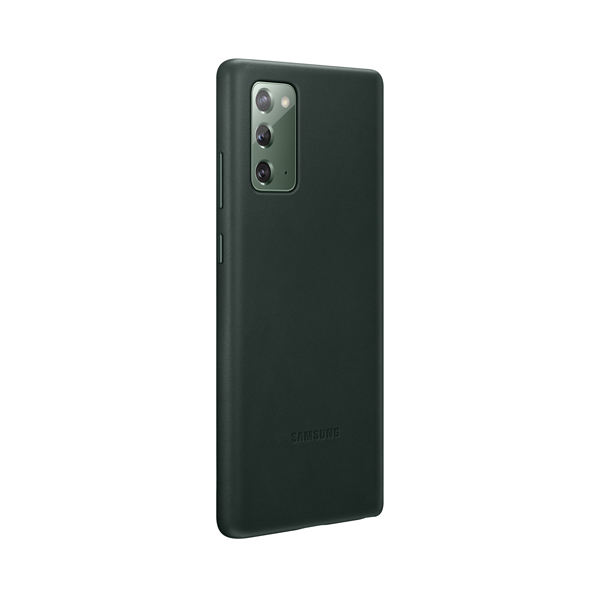 Чехол накладка Samsung N980 Galaxy Note 20 Clear Leather Cover Green (EF-VN980LGEG)