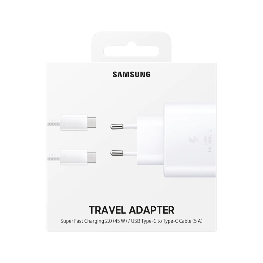 СЗУ Samsung USB-C Wall Charger with Cable USB-C 45W White (EP-TA845XWEGRU)