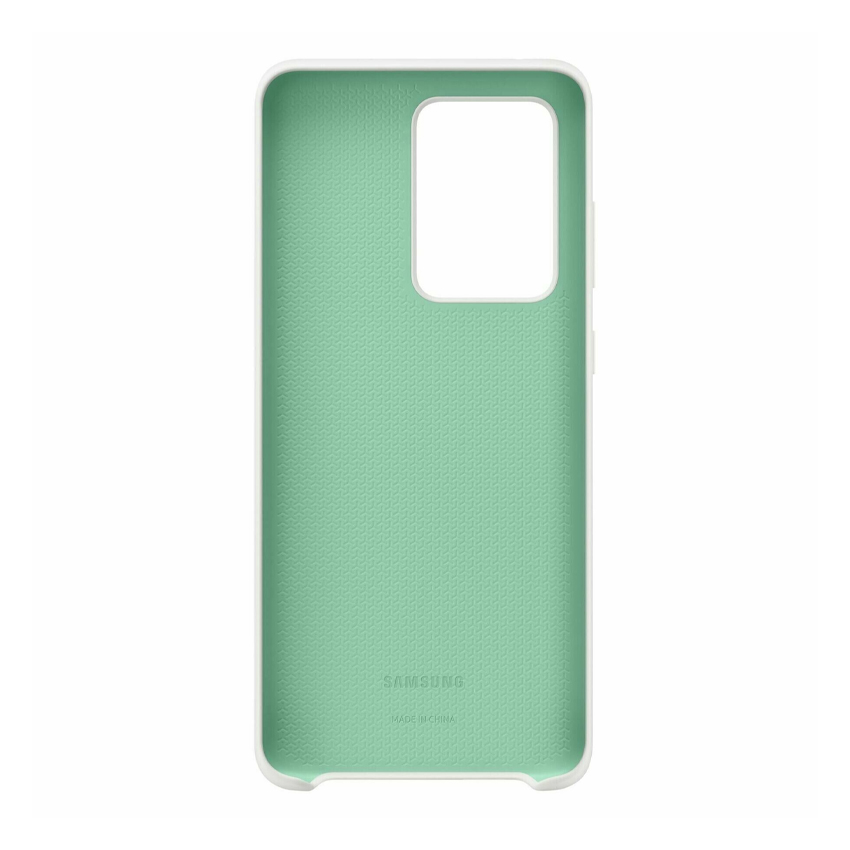 Чехол накладка Samsung G988 Galaxy S20 Ultra Silicone Cover White (EF-PG988TWEG)