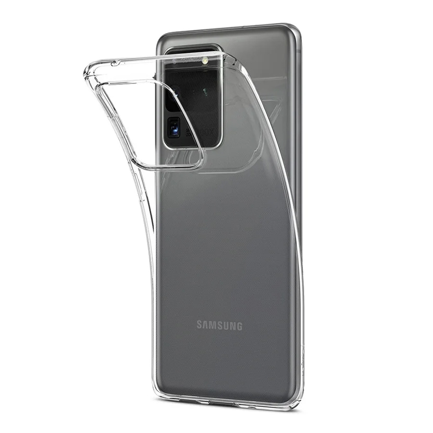 Чехол Spigen Samsung G988 Galaxy S20 Ultra Liquid Crystal Case Clear (ACS00709)