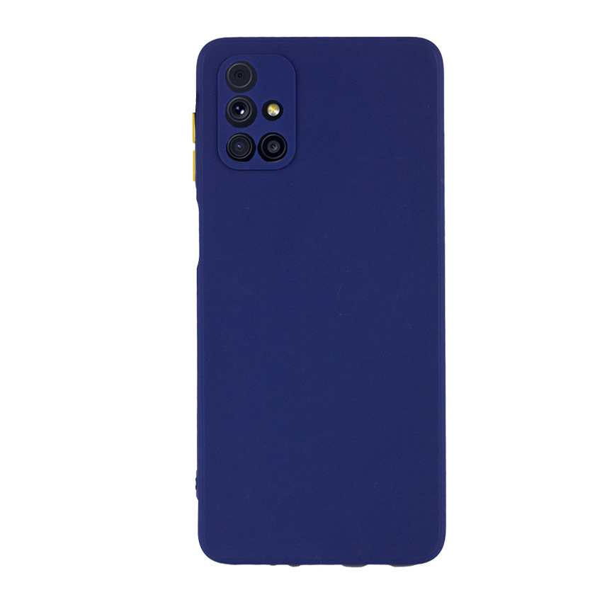 Чехол накладка Goospery TPU Square Full Camera Case для Samsung M51-2020/M515 Dark Blue