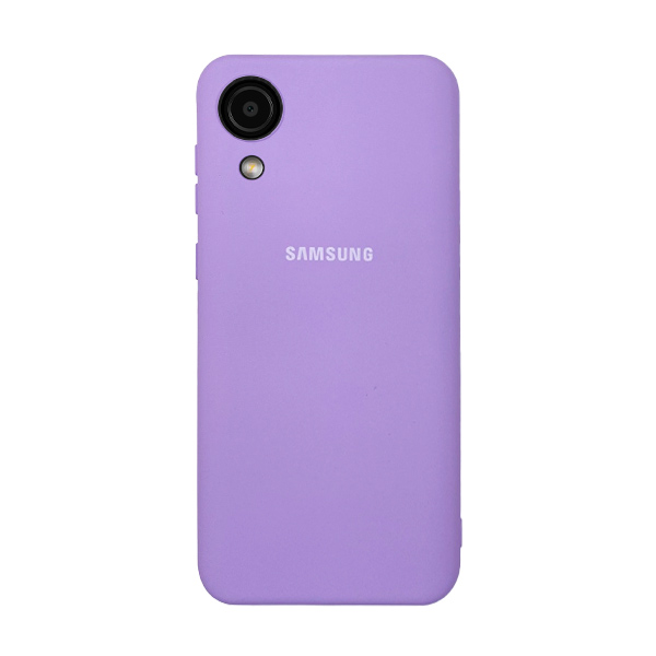 Чехол Original Soft Touch Case for Samsung A03 Core/A032 Lilac