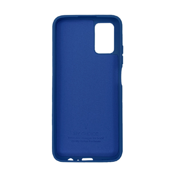 Чехол Original Soft Touch Case for Samsung A03s-2021/A037 Midnight Blue
