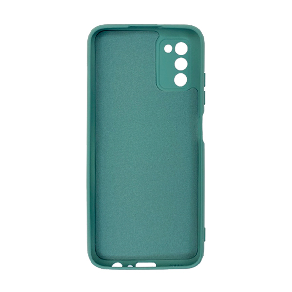 Чохол Original Soft Touch Case for Samsung A03s-2021/A037 Pine Green with Camera Lens
