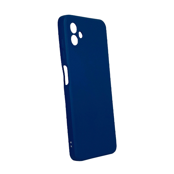 Чохол Original Soft Touch Case for Samsung A04-2022/A045 Dark Blue with Camera Lens