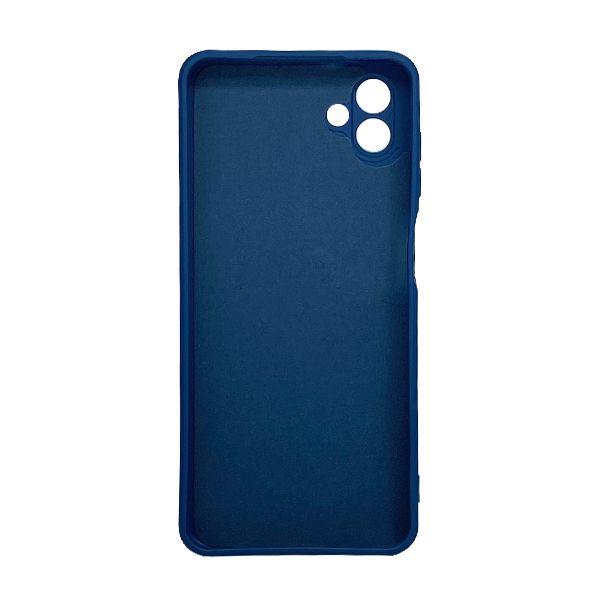 Чохол Original Soft Touch Case for Samsung A04-2022/A045 Dark Blue with Camera Lens