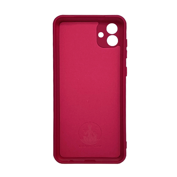 Чехол Original Soft Touch Case for Samsung A04-2022/A045 Marsala with Camera Lens