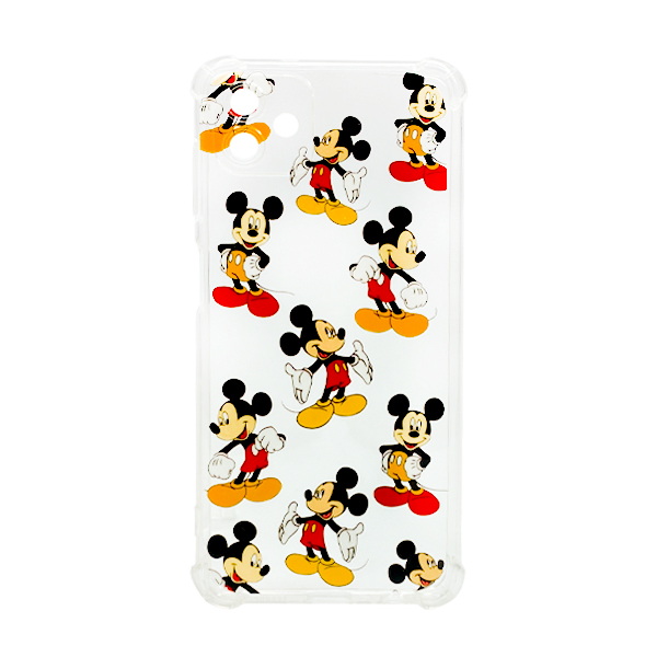 Чехол Wave Animation Case для Samsung A04-2022/A045 Clear Mickey BW with Camera Lens