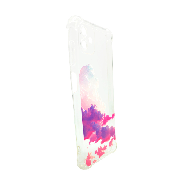 Чехол Wave Above Case для Samsung A04-2022/A045 Clear Purple Sunrise with Camera Lens