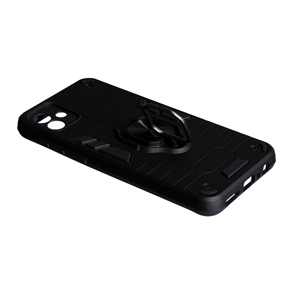 Чохол Armor Antishock Case для Samsung A04-2022/A045 with Ring Black with Camera Lens