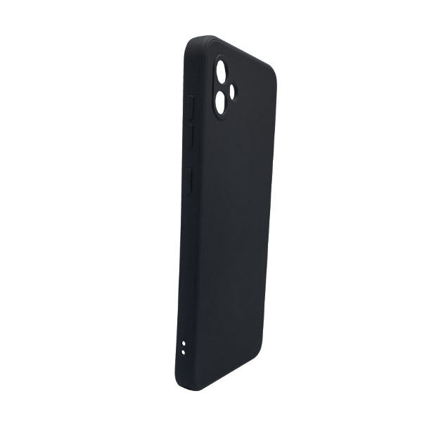 Чехол Original Soft Touch Case for Samsung A04-2022/A045 Black with Camera Lens