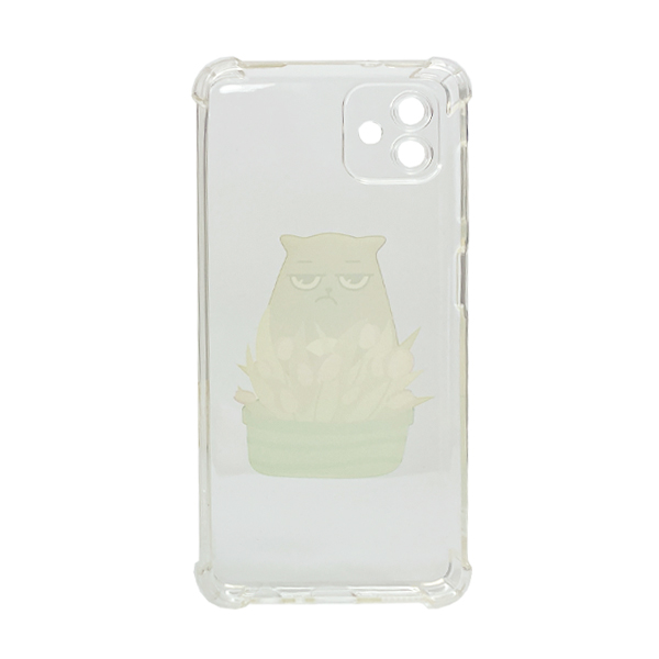 Чехол Wave Cute Case для Samsung A04-2022/A045 Clear Cat is a Mood with Camera Lens