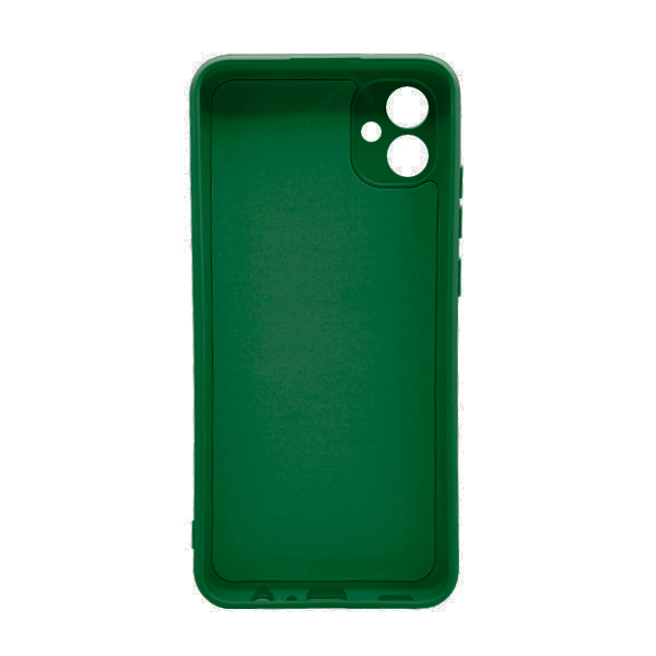Чохол Original Soft Touch Case for Samsung A04-2022/A045 Dark Green with Camera Lens
