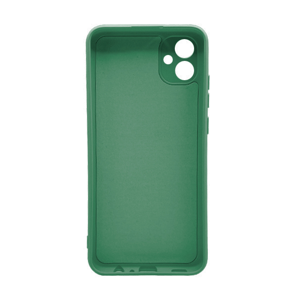Чохол Original Soft Touch Case for Samsung A04e-2022/A042 Dark Green with Camera Lens