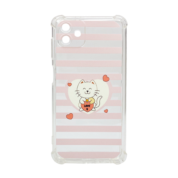 Чохол Wave Cute Case для Samsung A04-2022/A045 Clear Kitty Love with Camera Lens