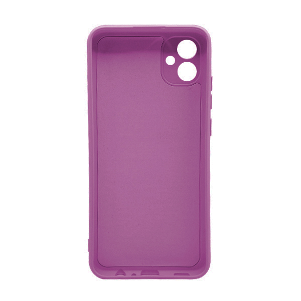 Чехол Original Soft Touch Case for Samsung A04-2022/A045 Purple with Camera Lens