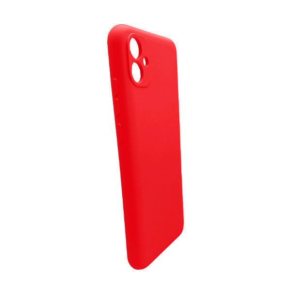 Чехол Original Soft Touch Case for Samsung A04-2022/A045 Red with Camera Lens