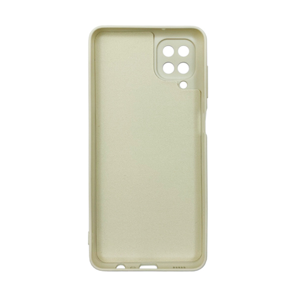 Чехол Original Soft Touch Case for Samsung A12-2021/A125/M12-2021 Antique White with Camera Lens