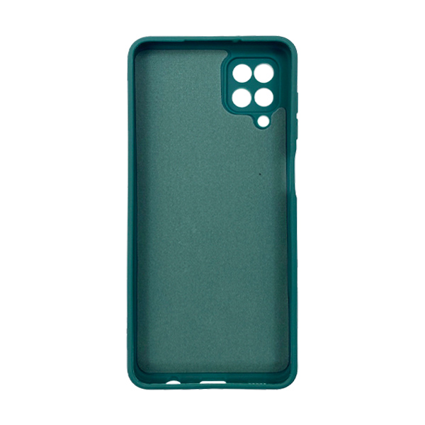 Чехол Original Soft Touch Case for Samsung A12-2021/A125/M12-2021 Midnight Green with Camera Lens