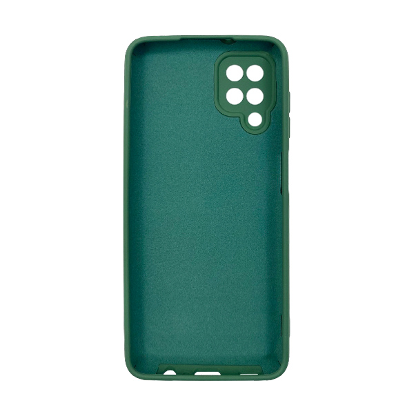 Чехол Original Soft Touch Case for Samsung A12-2021/A125/M12-2021 Pine Green with Camera Len