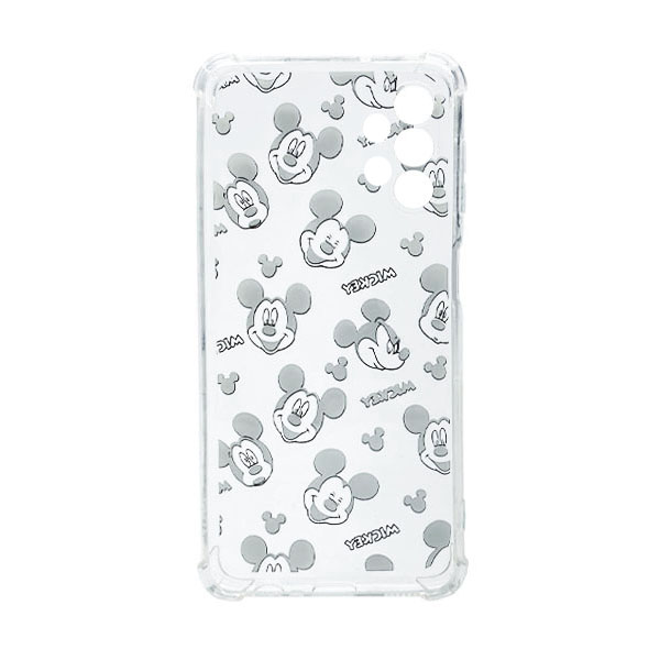 Чехол Wave Animation Case для Samsung A13/A135/A32/А326 5G Clear Mickey BW with Camera Lens