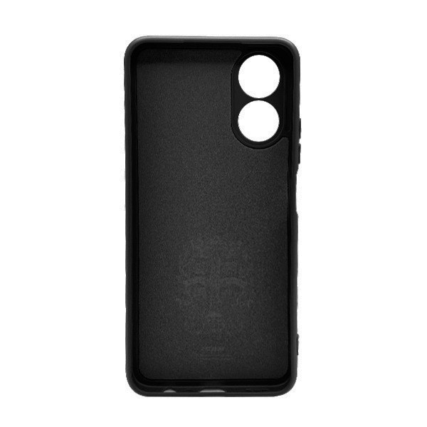Чехол Original Soft Touch Case for Oppo A17 4G Black with Camera Lens