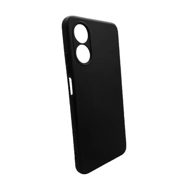 Чохол Original Soft Touch Case for Oppo A17 4G Black with Camera Lens