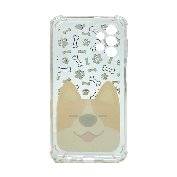 Чохол Wave Cute Case для Samsung A23-2022/A235-2022 Clear Happy Corgi with Camera Lens