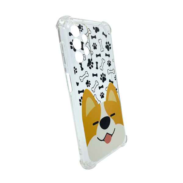 Чохол Wave Cute Case для Samsung A23-2022/A235-2022 Clear Happy Corgi with Camera Lens