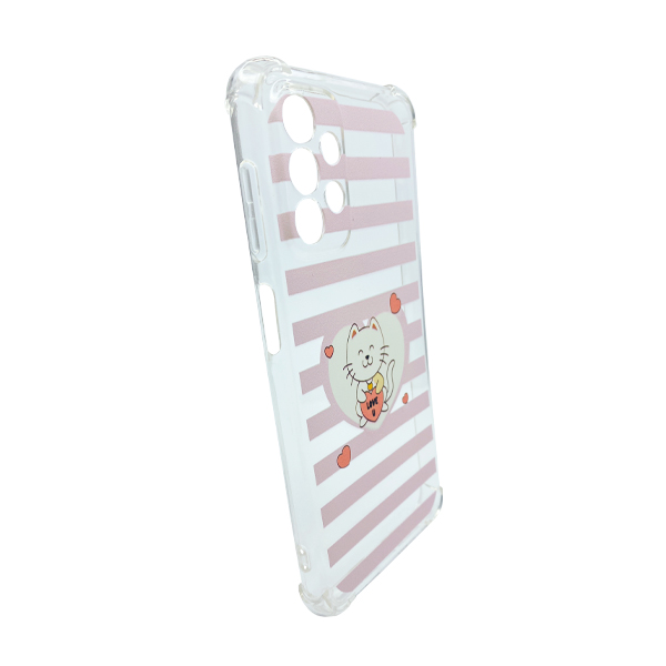 Чохол Wave Cute Case для Samsung A23-2022/A235-2022 Clear Kitty Love with Camera Lens