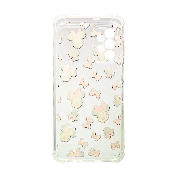 Чехол Wave Animation Case для Samsung A23-2022/A235 Clear Minnie with Camera Lens