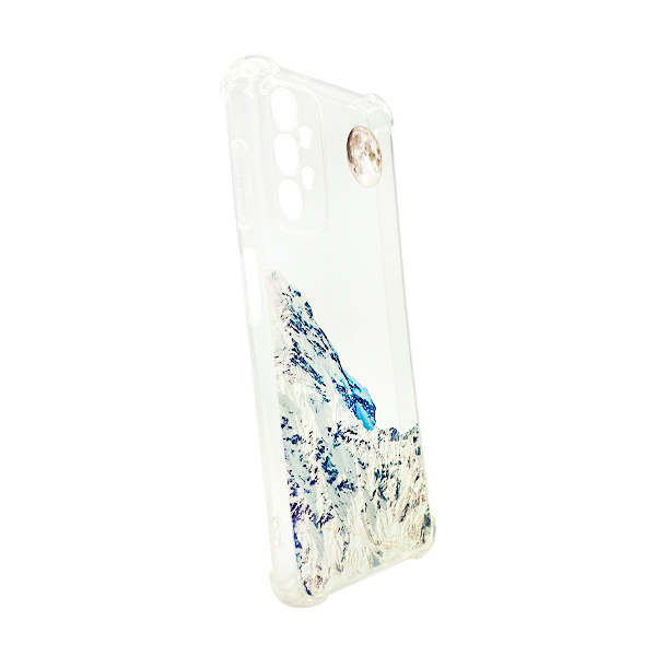 Чехол Wave Above Case для Samsung A73-2022/A736 Clear Frozen with Camera Lens