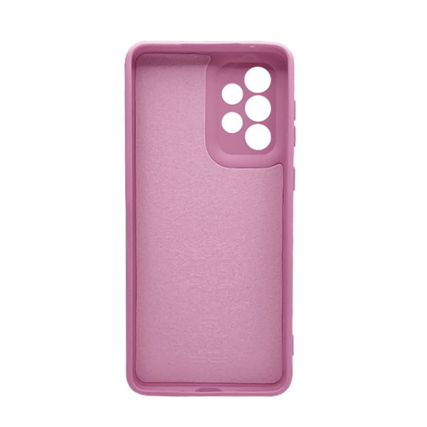 Чехол Original Soft Touch Case for Samsung A33-2022/A336 Pink with Camera Lens