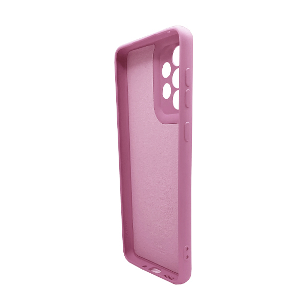 Чехол Original Soft Touch Case for Samsung A33-2022/A336 Pink with Camera Lens