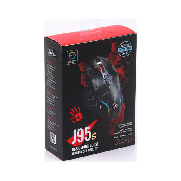 Проводная мышь Bloody J95s USB Satellite