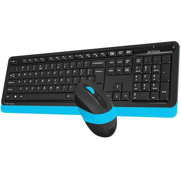 Комплект (клавиатура + мышь) A4Tech Fstyler FG1010 Black/Blue