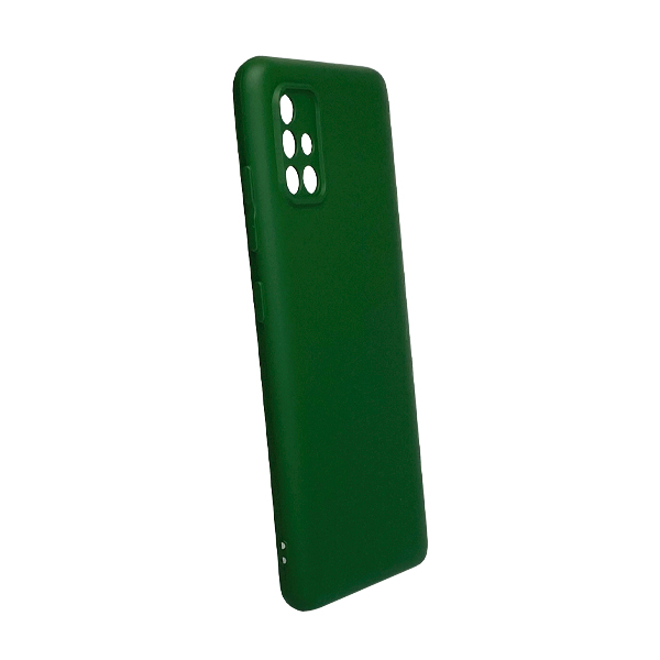 Чехол Original Soft Touch Case for Samsung A51-2020/A515 Dark Green with Camera Lens