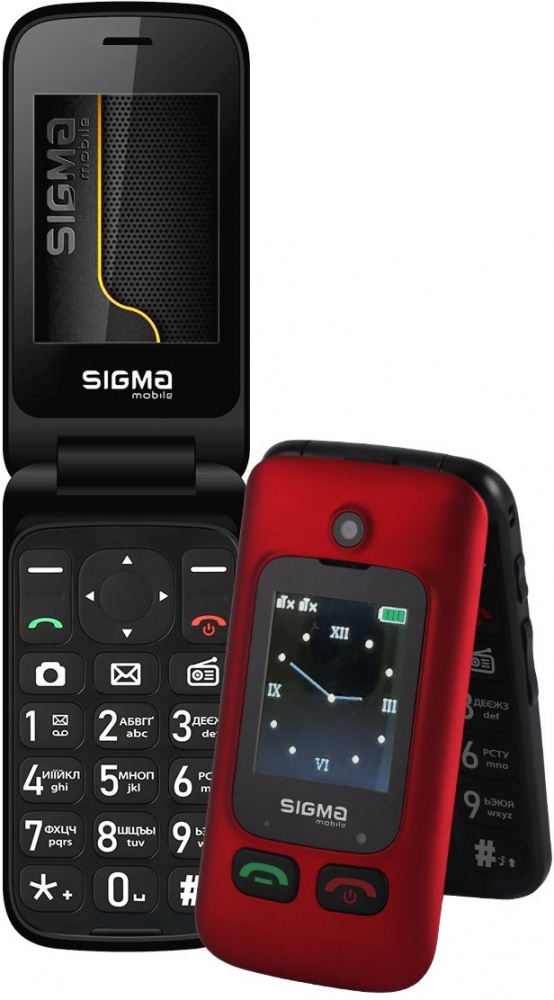 SIGMA Comfort 50 Shell DUO TYPE-C (red/black)