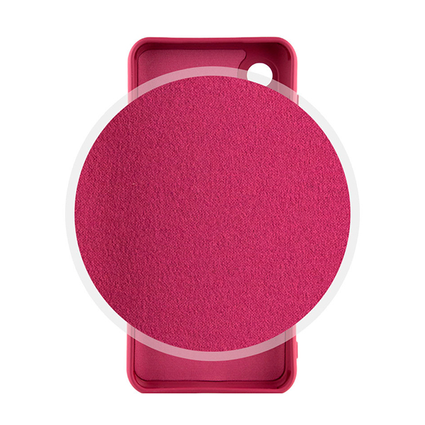 Чохол Original Soft Touch Case for Samsung S21 FE/G990 Marsala with Camera Lens