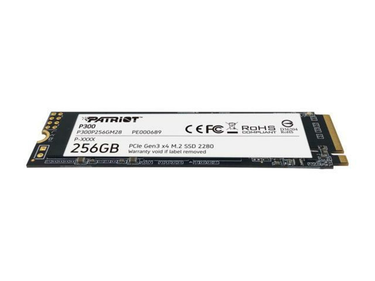 Накопичувач SSD M.2 Patriot P300 256GB NVMe 2280 PCIe 3.0 3D TLC