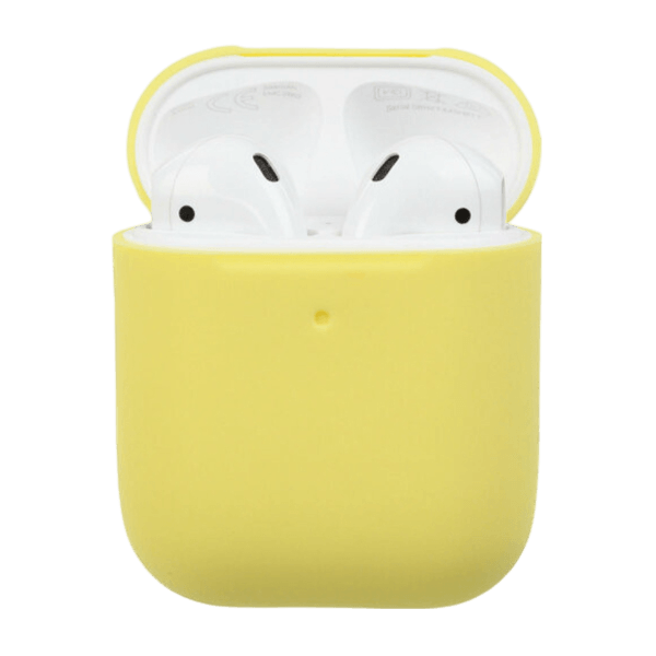 Футляр для наушников AirPods 2 Ultra Thin Case Yellow