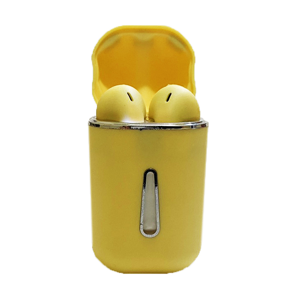 Bluetooth Наушники Air Pods S18-TWS + Pop Up Yellow (вакуумные)