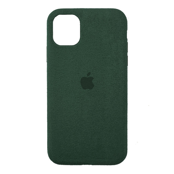 Чехол Alcantara для Apple iPhone 11 Pine Green