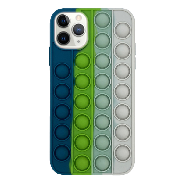 Чехол Antistress Pop It для Apple iPhone 11 Pro Green/White