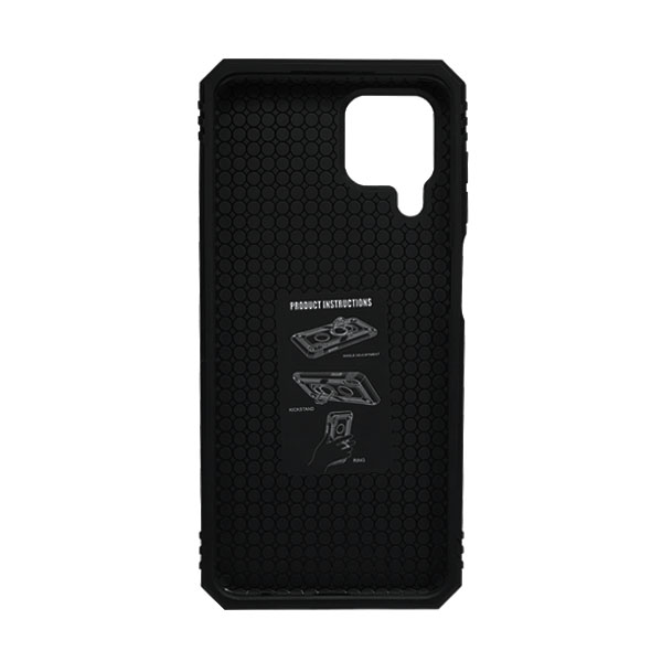 Чехол Armor Case для Samsung A12-2021/A125/M12-2021 with Ring Black