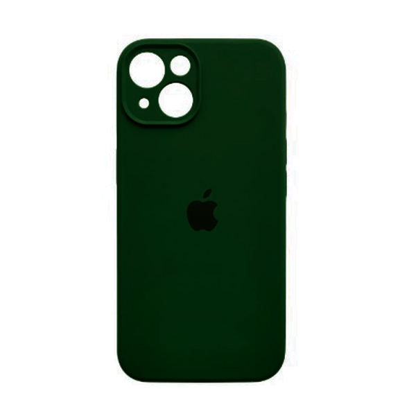 Чохол Soft Touch для Apple iPhone 15 Army Green with Camera Lens Protection