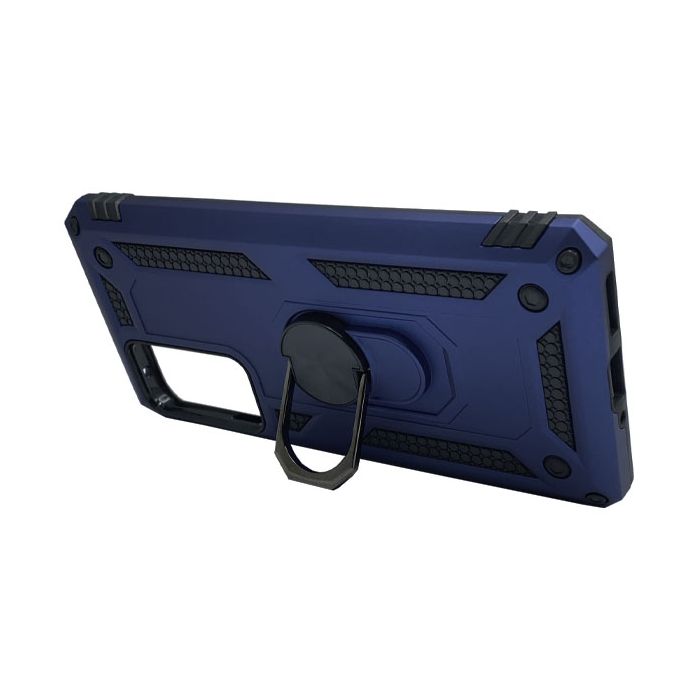Чехол Armor Antishock Case для Xiaomi Redmi 10/Note 11 4G with Ring Dark Blue