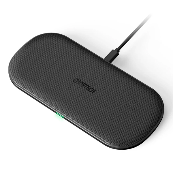 Бездротовий зарядний пристрій Choetech 5-Coil Dual Fast Wireless (T535-S)